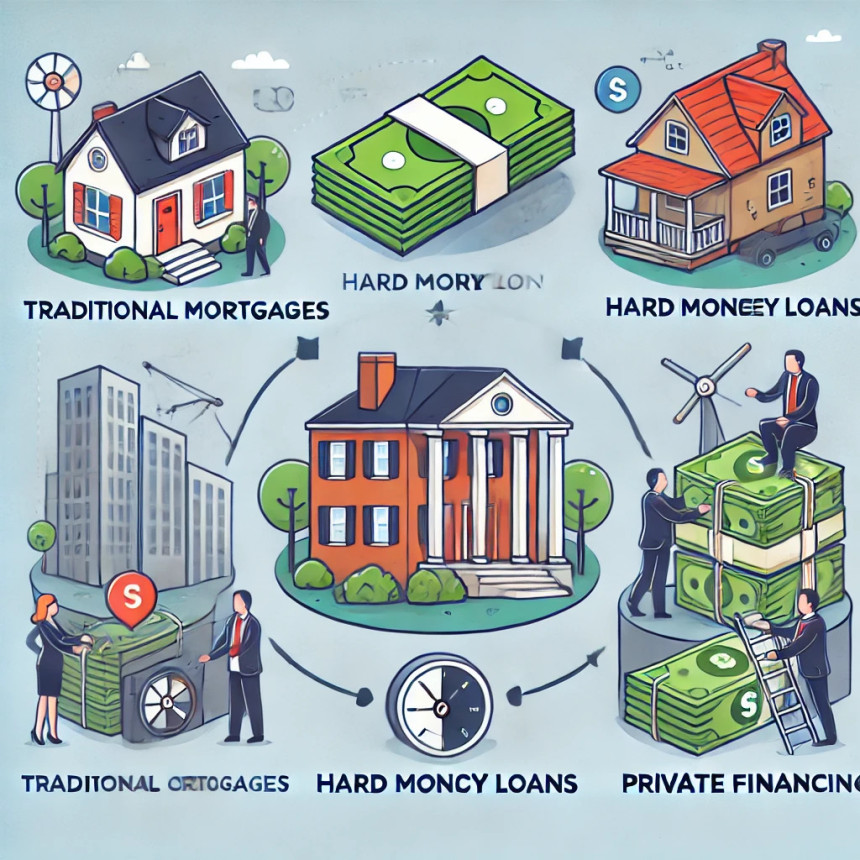 Explore various financing options to find the best one for your real estate investment.